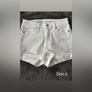 American Eagle Outfitters White Jean Shorts